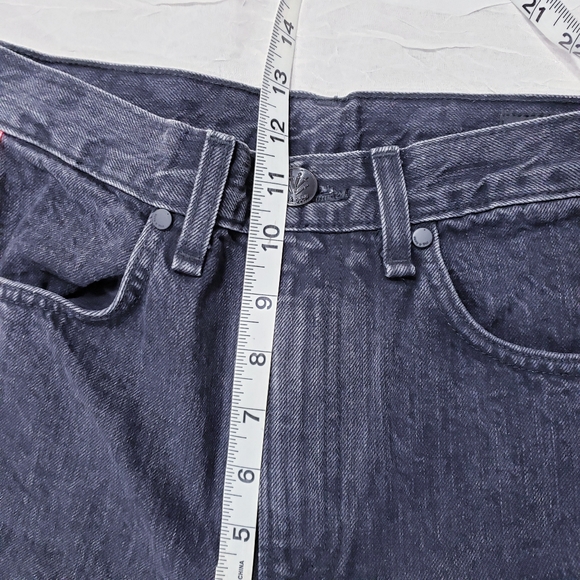 rag & bone Black Straight Leg Jeans with a chic red stripe NWT - Picture 7 of 14